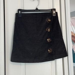 Chocolate Corduroy Skirt